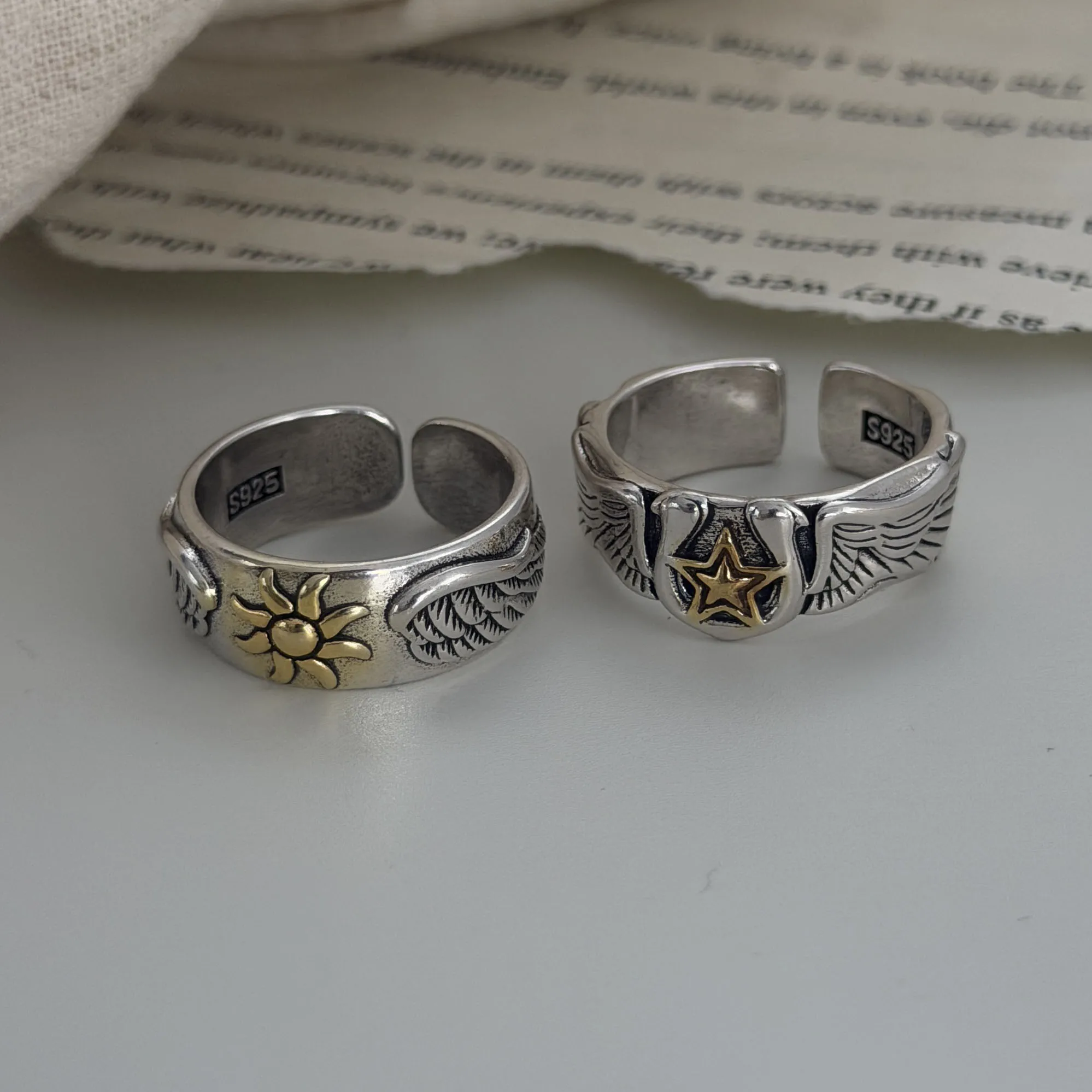 925 Sterling Silver Vintage Handmade Adjustable Ring