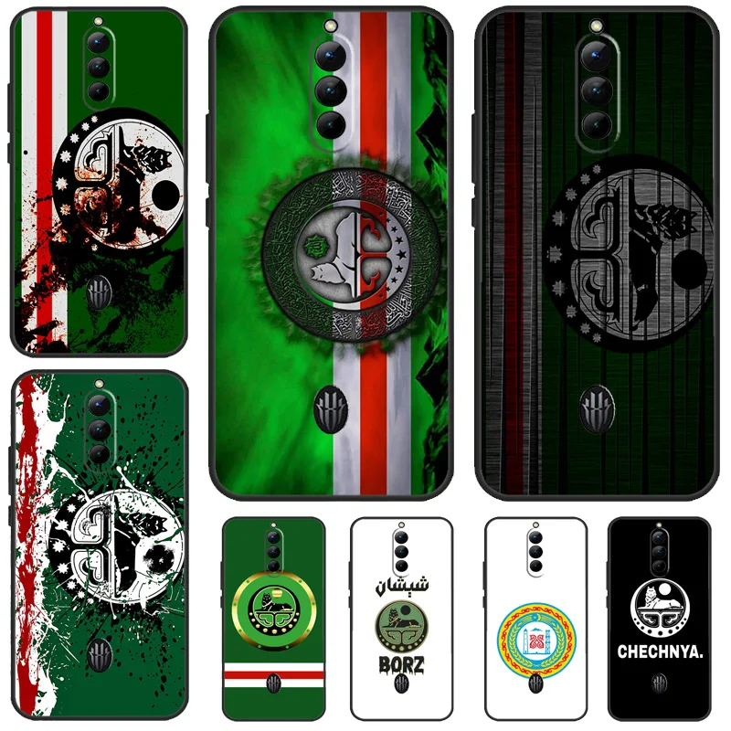 Chechnya Chechen Flag Case For ZTE Nubia Red Magic 8S Pro 8 Pro 9 Pro Plus RedMagic 6 7 6S 7S Pro 5S 5G 6R Coque