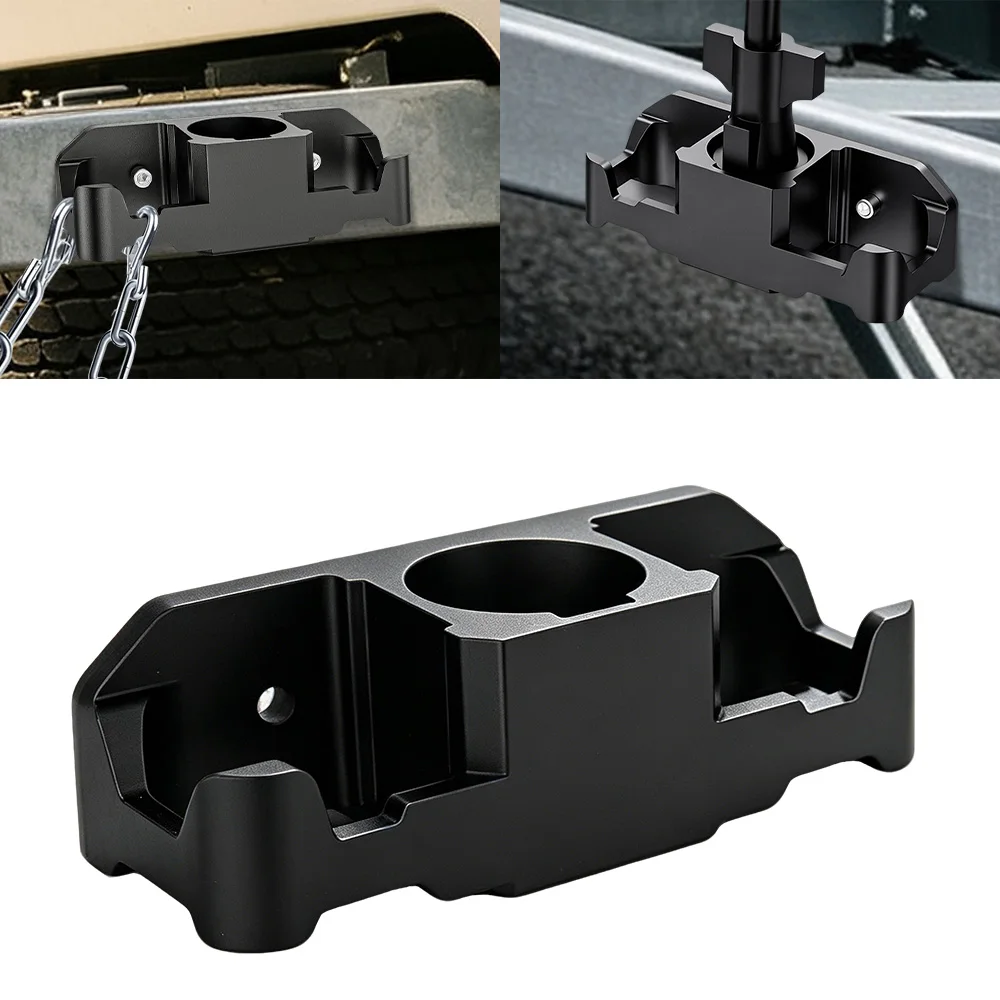 Rv Towing Chain Organizer,7 Way Trailer Plug Chain Holder Holder Plug Cover Keeps 7-Way Plug and Chains Organized