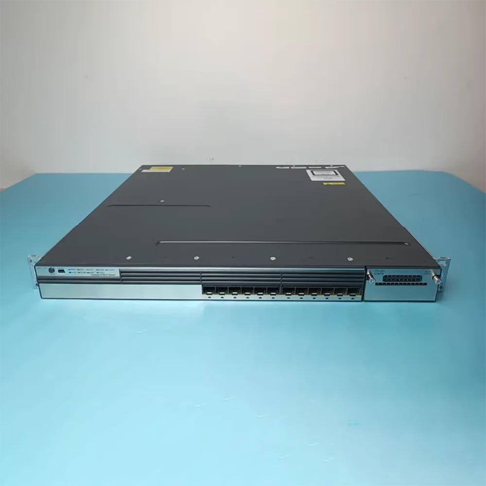 WS-C3750X-12S-E Full Gigabit SFP Layer 3 Full Gigabit Optical Port Switch