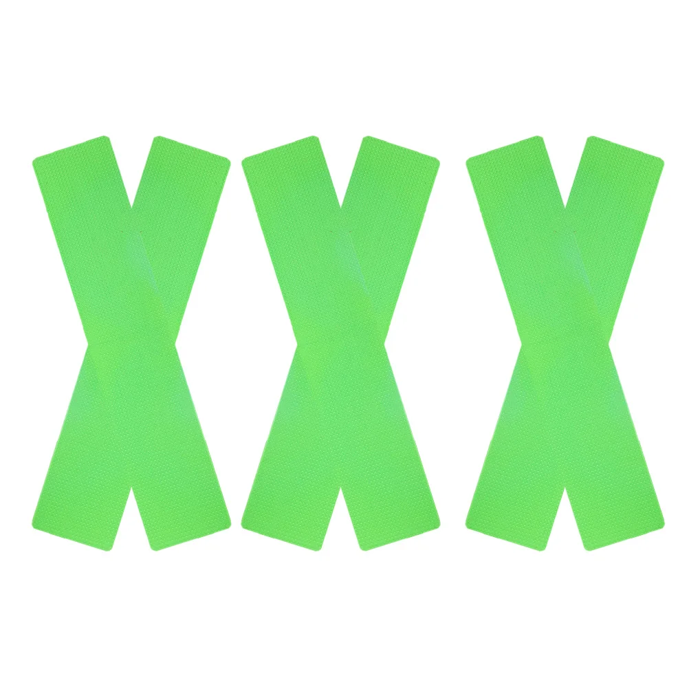 

6Pcs Ground Marker Pads Durable PVC Court Spot Markers Waterproof Sports Training Equipment Tennis Basketball Football Field