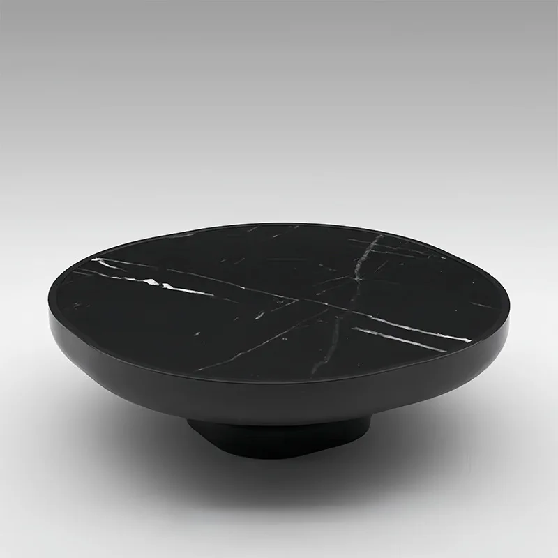 Mosaic square round coffee table art hand painted color painted coffee table rock slab stone tea table