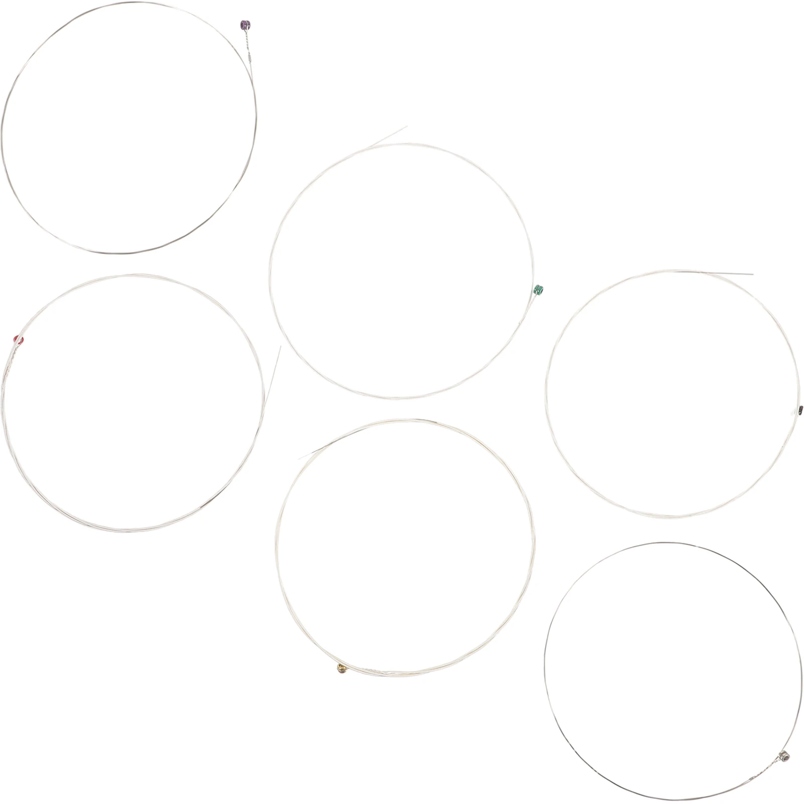 

6 Pcs Phosphor Bronze Strings for Acoustic Electric Guitar Coated Replacement Parts Suitable for Beginners Professionals guitar