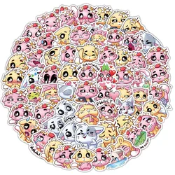 70pcs Frustrated Kitten Cartoon Cute Mobile Phone Notebook Decoration Sticker