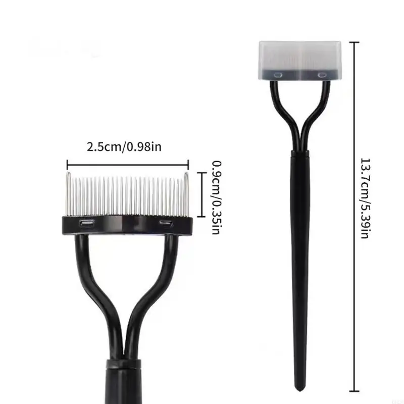 652C Eyelash Comb Lash Separator Mascara Clump Remover Professional Eye Makeup Tools Arc Designed Lash Definer Comb Gifts
