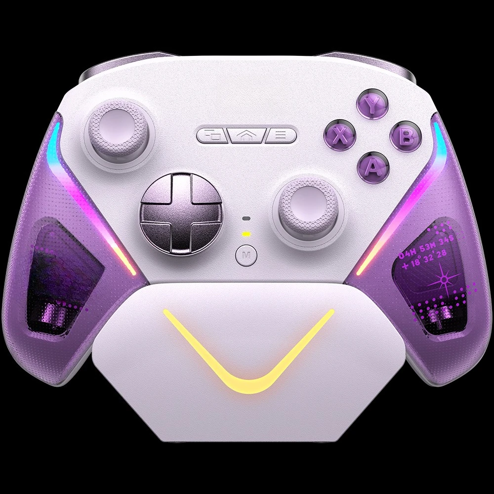 Wireless Gamepad Bluetooth Stick Joystick Controller Compatible with PC/TV/Phone/Steam, 1000 Hz polling rate