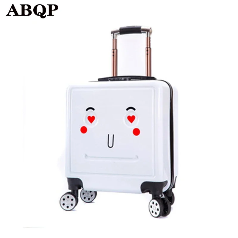 XQ creative cartoon children's trolley case 20 inch universal wheel gift boarding case travel luggage DIY suitcase travel case