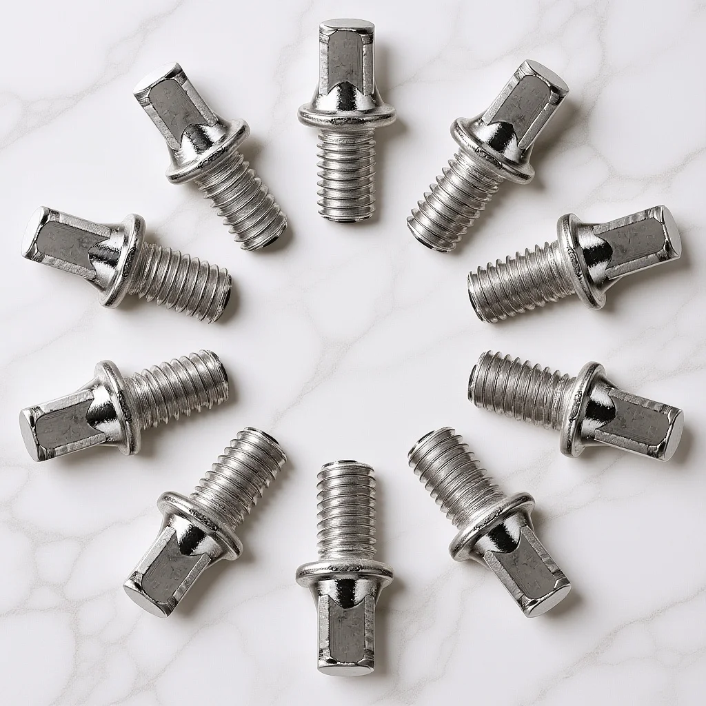 

10pcs Screws For Pedal Shaft M6X10Mm Silver Plated Iron Snare Bolts Drum Hardware Fasteners Drum Set Accessories Repair Tool