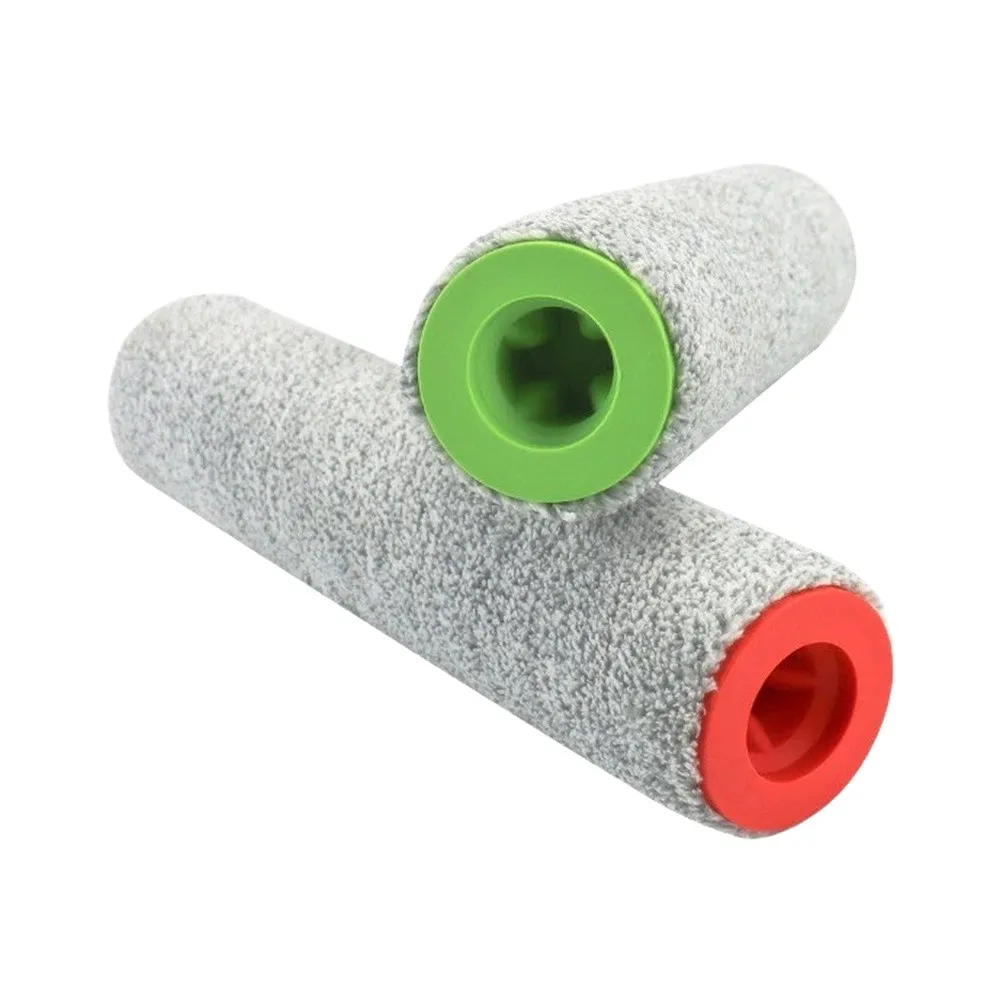 2pcs Microfiber Roller Brush For For Deerma VX96 P30 Dual Floor Cleaner Main Brush Replacement Parts Accessories