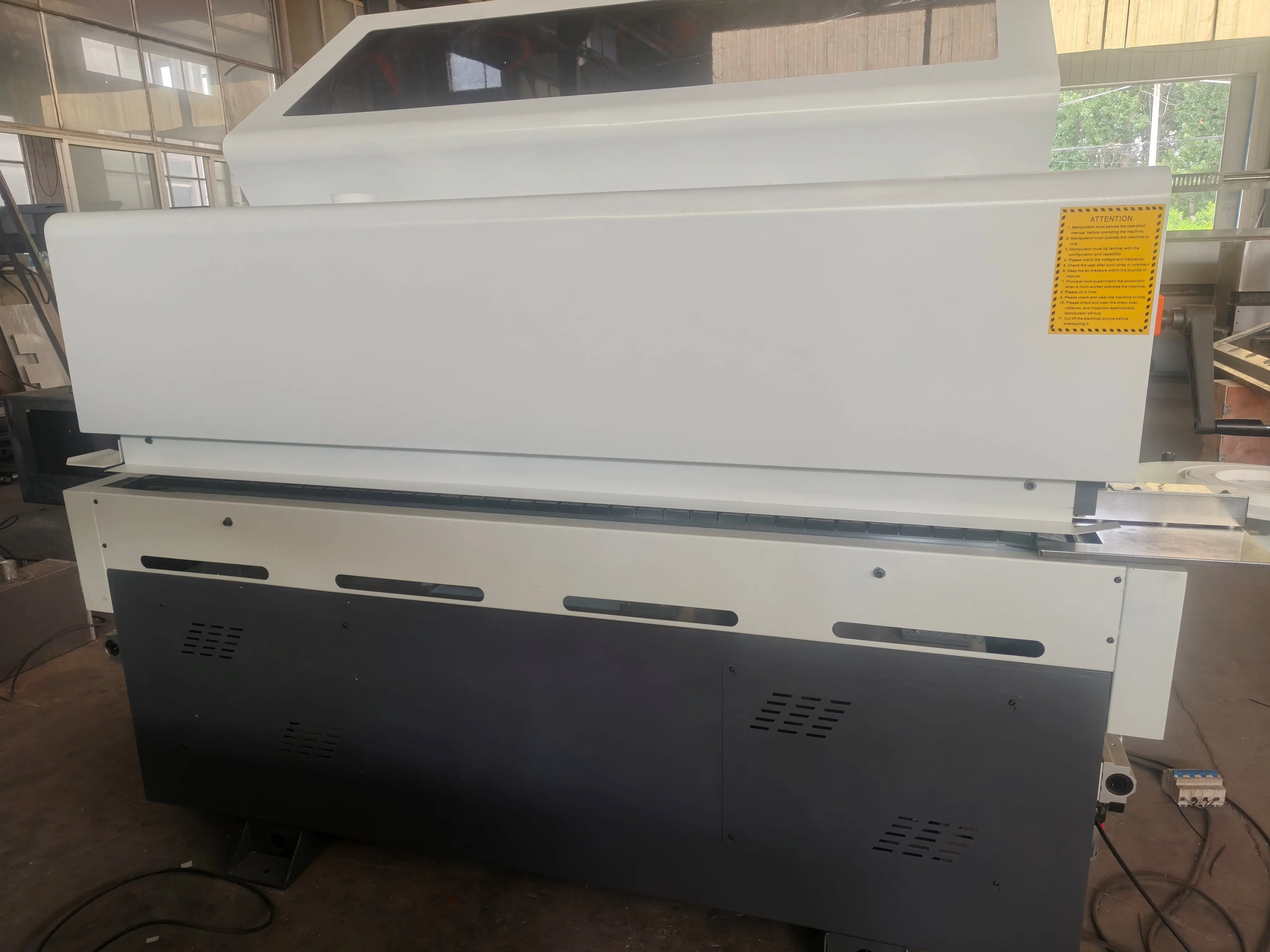 HF501 MDF Wood PVC Small Automatic Edge Banding Machine for Wood Door Kitchen Cabinets Making Machine