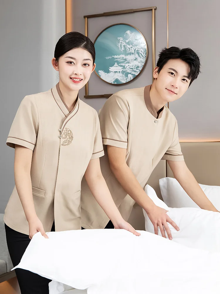 Cleaner Work Clothes Long Sleeve Autumn and Winter Clothes Female High-End Five-Star Hotel Room Cleaning Aunt Suit