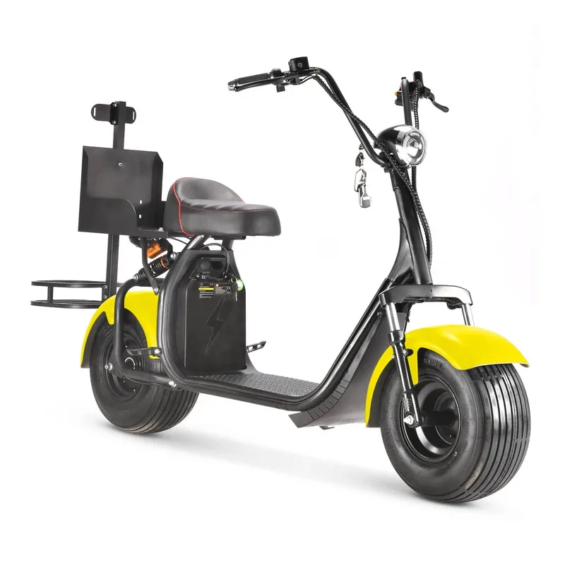 

ZAIQU EU/US warehouse Electric Scooter Fat Wheel with Bag Citycoco 2000w 3000w Electric Motorcycle Adult scooters
