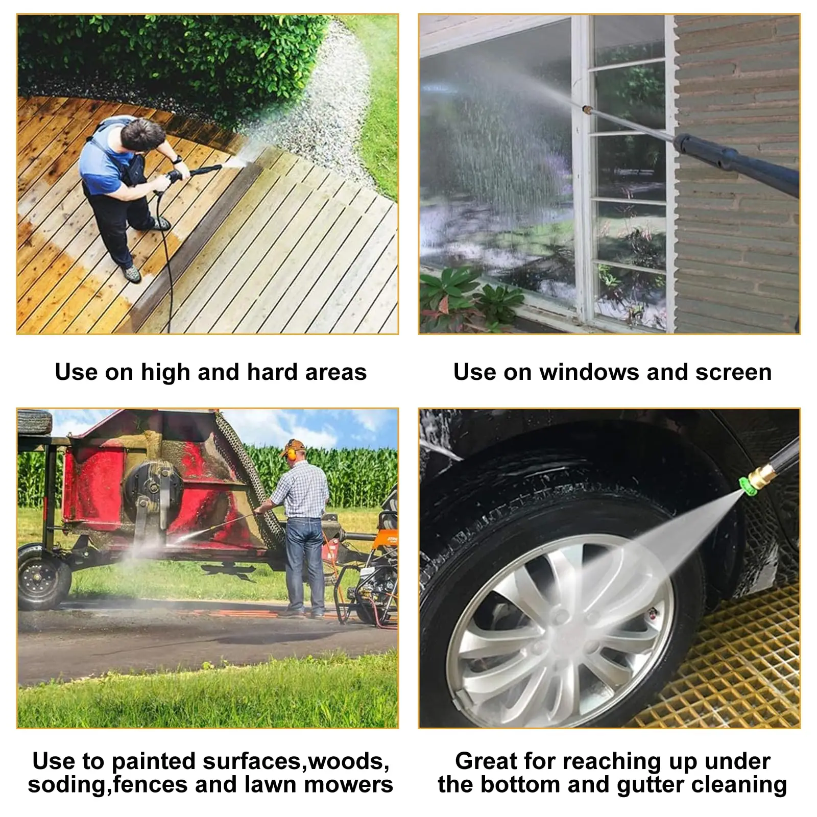 Pressure Washer Sprayer Nozzle Tip 1/4\