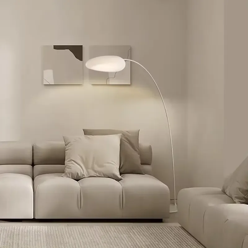 Modern Wrought Iron Floor Lamp with LED Light Acrylic Standing Lamp for Living Room Sofa Study Hall Simple Design Home Decor
