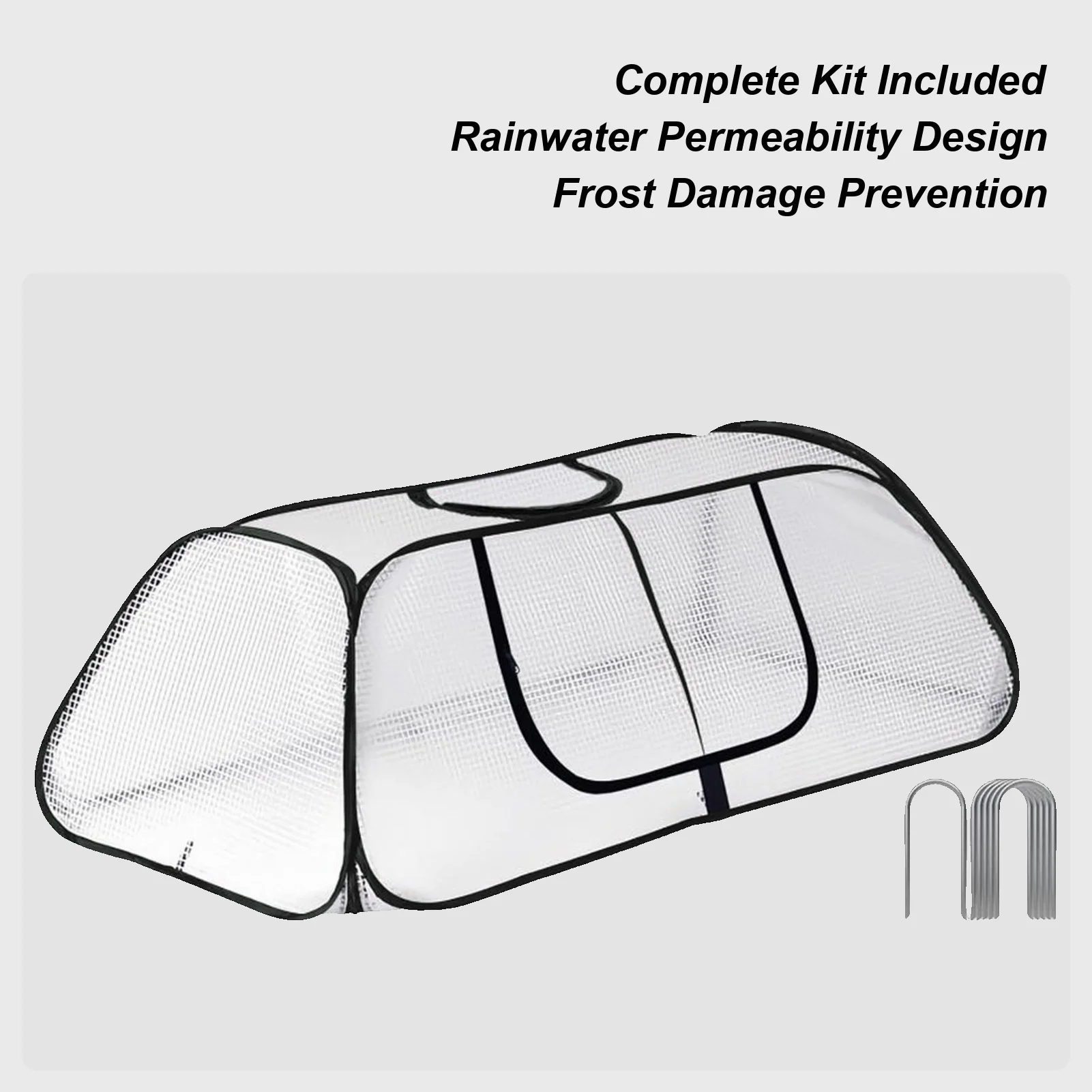 

Garden Covers For Raised Beds Breathable Mesh Planter Accessories With Zipper Garden Bed Cover For Outdoor Winter Cold Weather