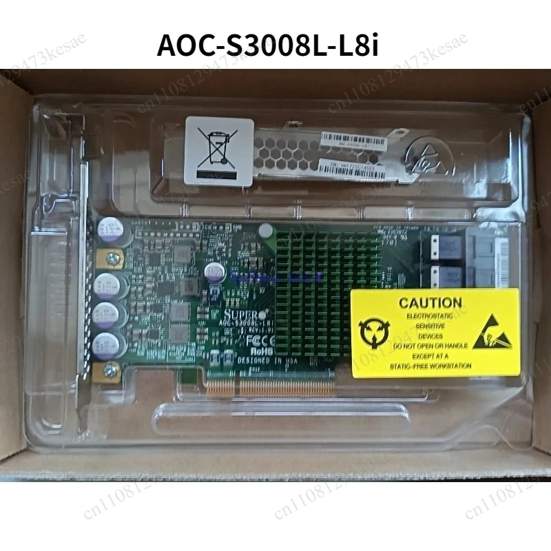 Supermicro AOC-S3008L-L8I 12Gb/s 8-Port SAS3 PCIe RAID HBA Card LSI 3008 Controller Server Storage