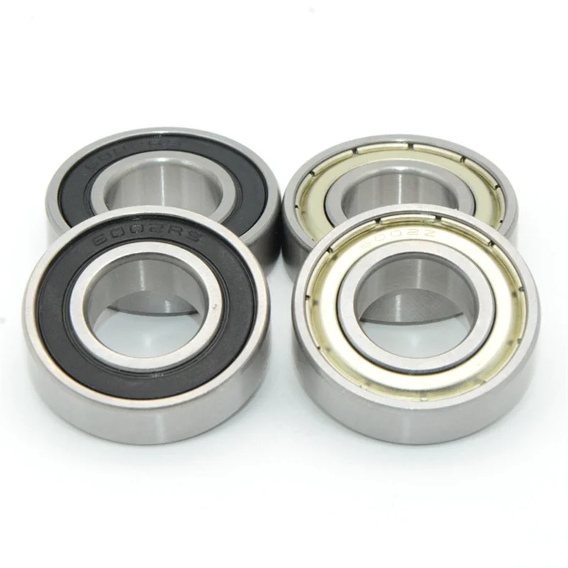 1PCS Rubber Sealed Deep Groove Ball Bearing Miniature Bearing6000 6001 6002 6003 6004 6005 6006 6007 6008 2RS/ZZ