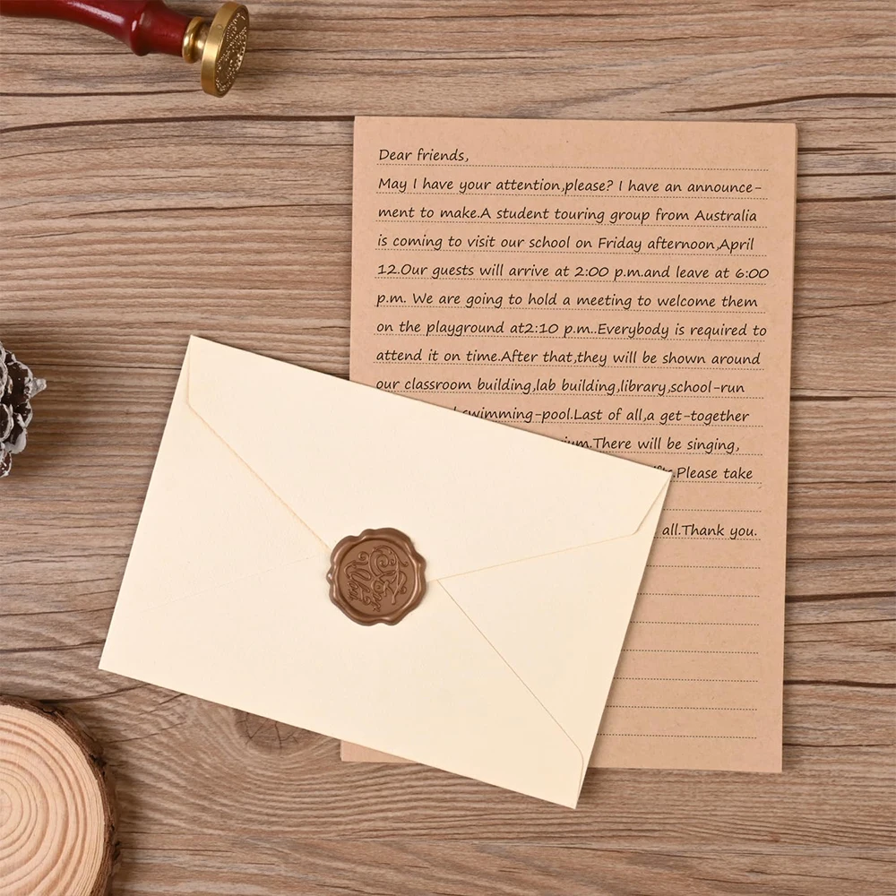 Stationery Set with Envelopes  - Wax Seal Stamp Kit review and price