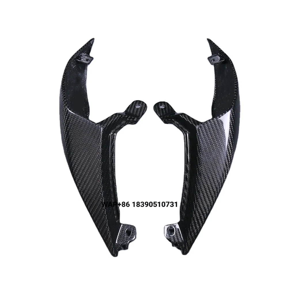 

For 765RS Motorcycle Modified Shell Accessories 3K Carbon Fiber Tailstock Left and Right Side Panels Twill Light