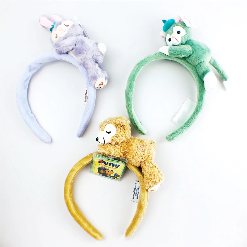 Disney Cartoon Plush Animal Hairband Headband Hair Accessories Women Girl Baby Kid COSTUME Headband Hair Hoop Cosplay Plush Gift