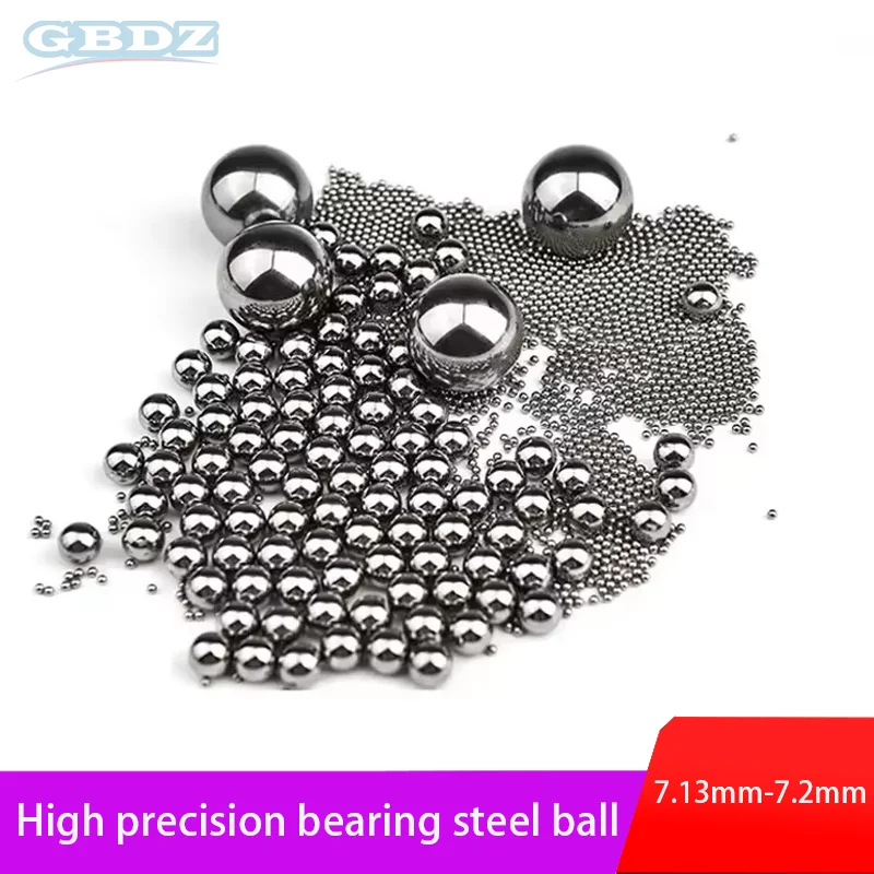 

G10 Grade Bearing Steel Ball High Chromium Precision Solid Balls 100CR6, 7.13mm/7.132mm/7.134mm~7.152mm/7.154mm/7.16mm/7.2mm。