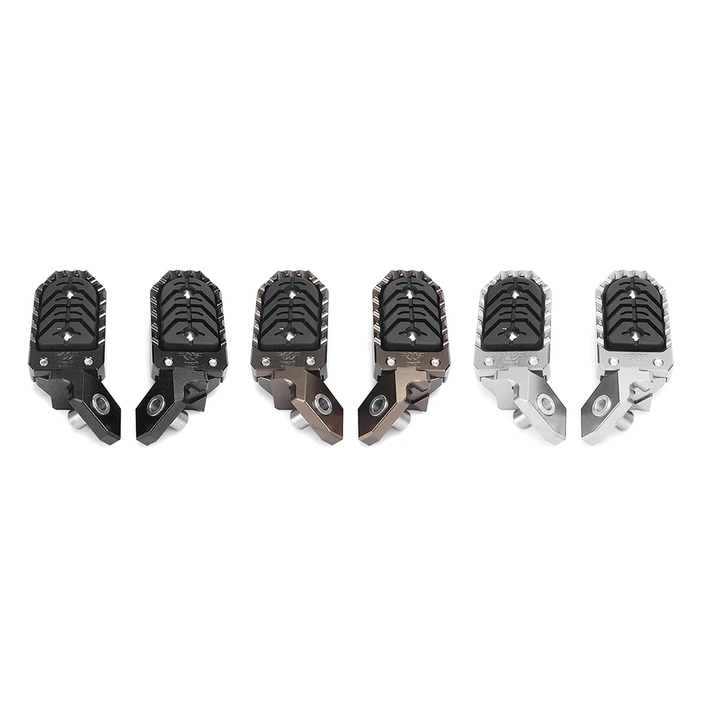 1Pair Motorbike Wide Foot Pegs Pedals Rest For BMW R1200GS ADV R1250GS R 1250 GS ADV