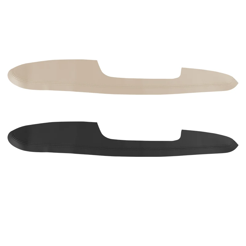 For BMW 3 Series E90 2005 2006 2007 2008 2009 2010 2011 Micro Leather Interior Driving Door Armrest Handle Panel Pull Trim Cover 2