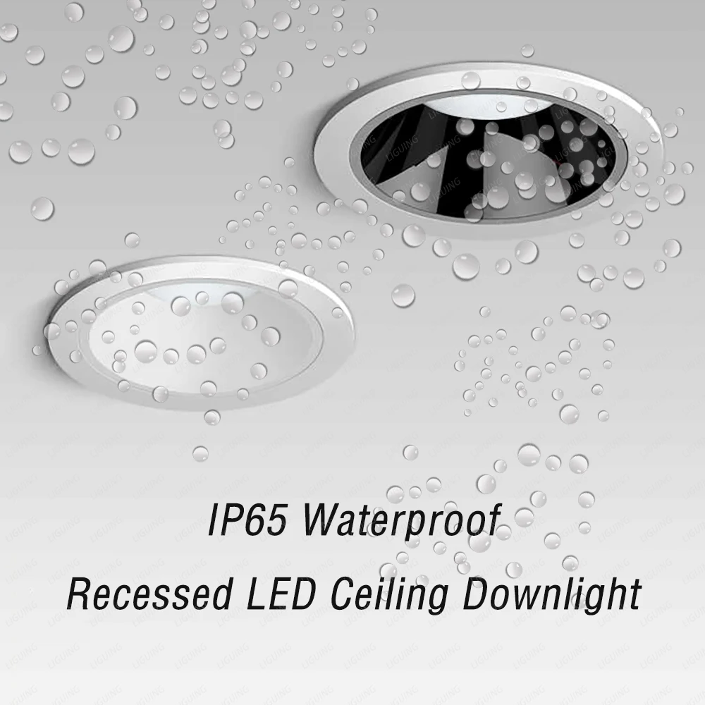 Recessed LED Downlight Waterproof IP65 Ceiling Light Modern Kitchen Bathroom Ceiling Lamps Spotlight Home Lighting Decor