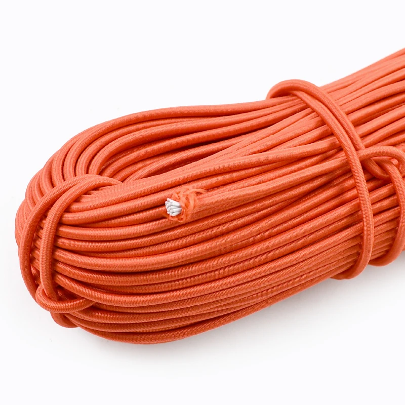 10/20/30 Meter 3mm Buntes Elastisches Band für Haarbänder, Masken, Gummibänder, Hüte, Schnürsenkel, Kordeln, Gummiseile, Nähzubehör