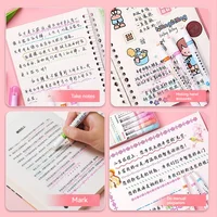 6pcs Line Shaped Highlighter Roller Tip Curve Liner Marker Pens Graffiti Pen Kawaii Korean Stationery School Office Supplies 2