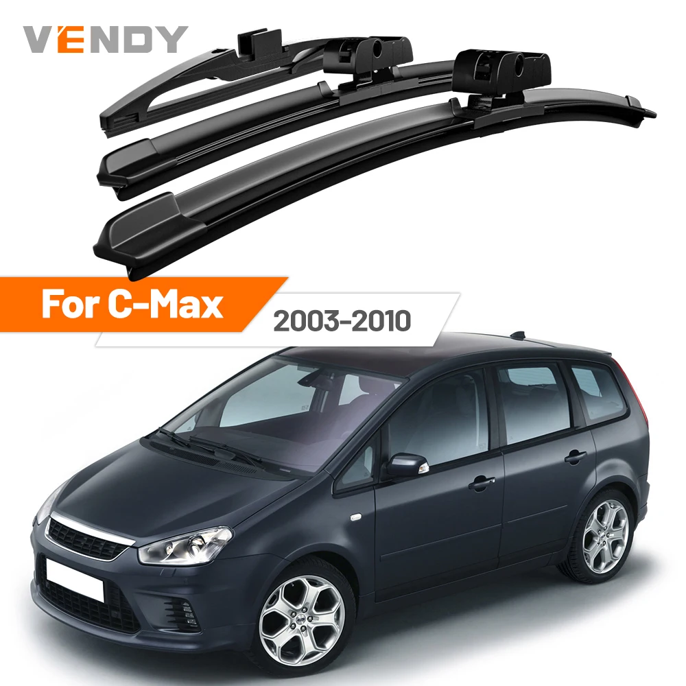

Для Ford C-Max 2003-2010 (2004, 2005, 2006, 2007, 2008, 2009) — Комплект передних и задних щеток стеклоочистителя, аксессуары