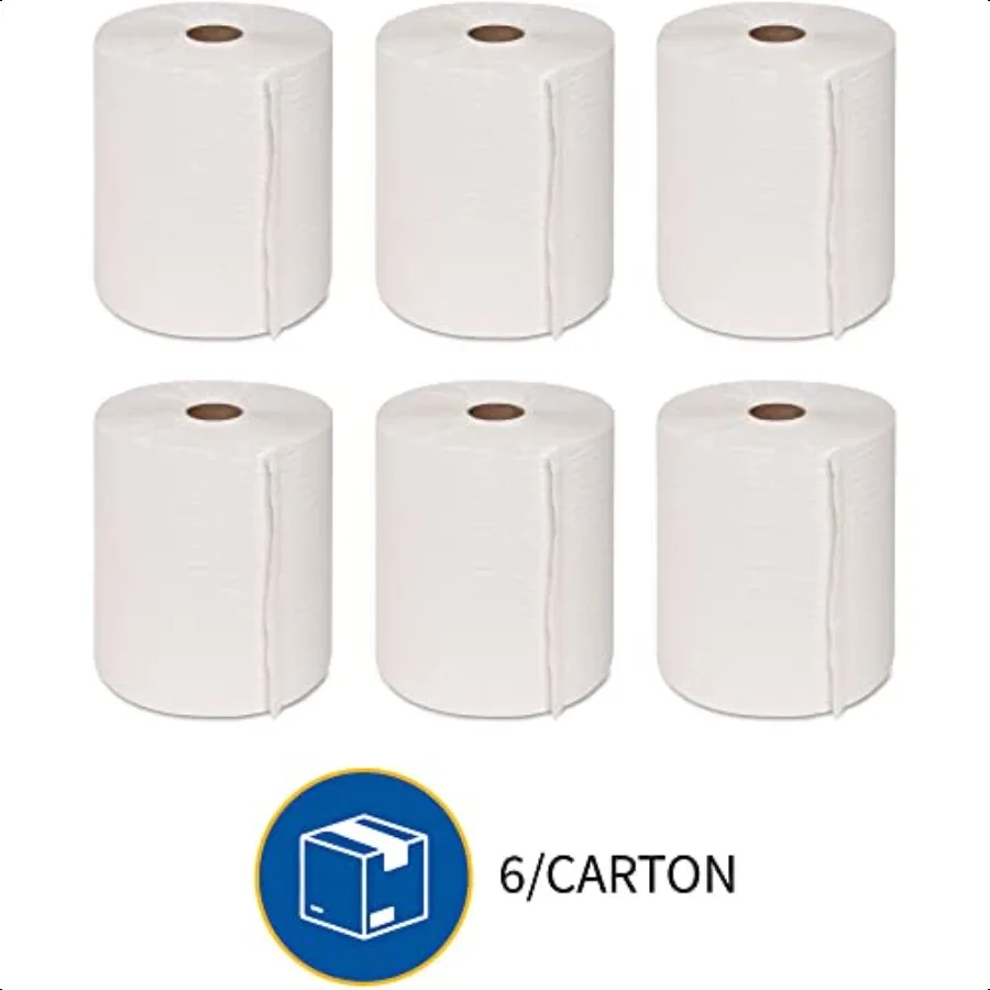 GJO22700 Harde wondrolhanddoek 800' lengte x 78 9 breedte witte behuizing van 6