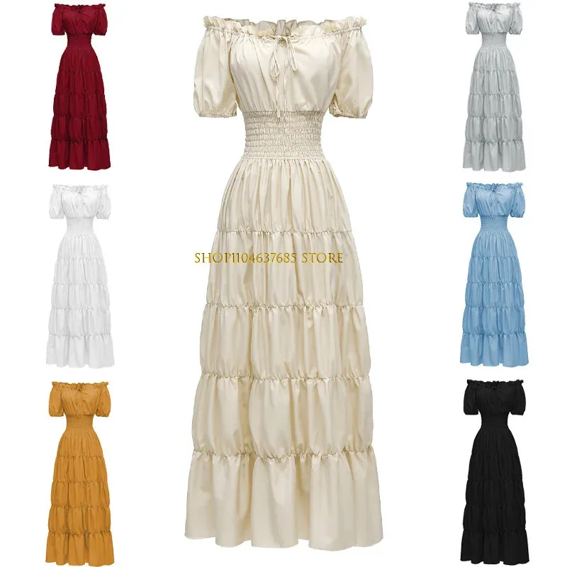 

Middle Ages Renaissance Women's Dress Stage Costume Halloween COS Role Play Retro clothing