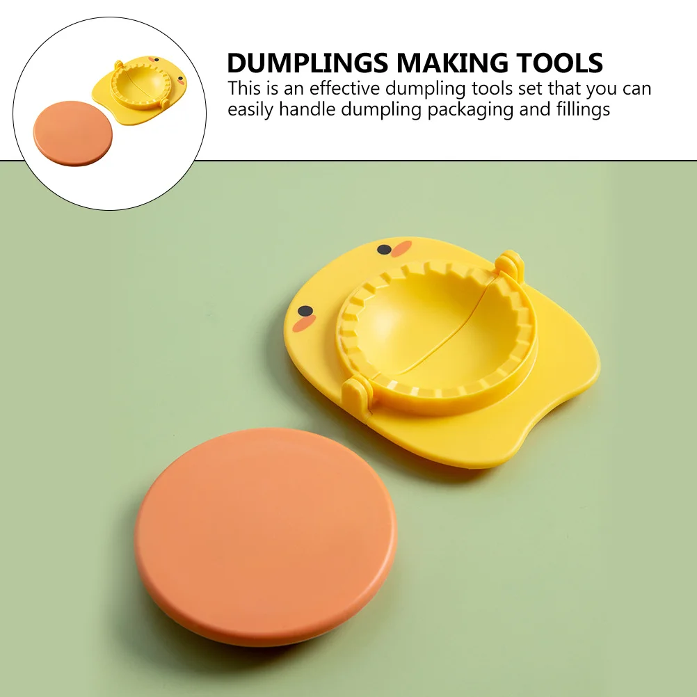

1Set Dumplings Maker Molds Adorable Character Design Easy Clean Crimping Tool for Dumplings Empanadas Wontons Mini Pies Baking