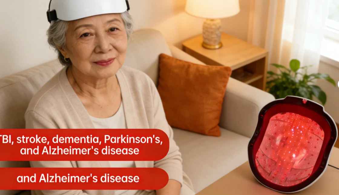Photobiomodulation Helmet for TBI Recovery – LED Light Therapy for Brain Injury Rehabilitation, Cognitive Support & Neural Care