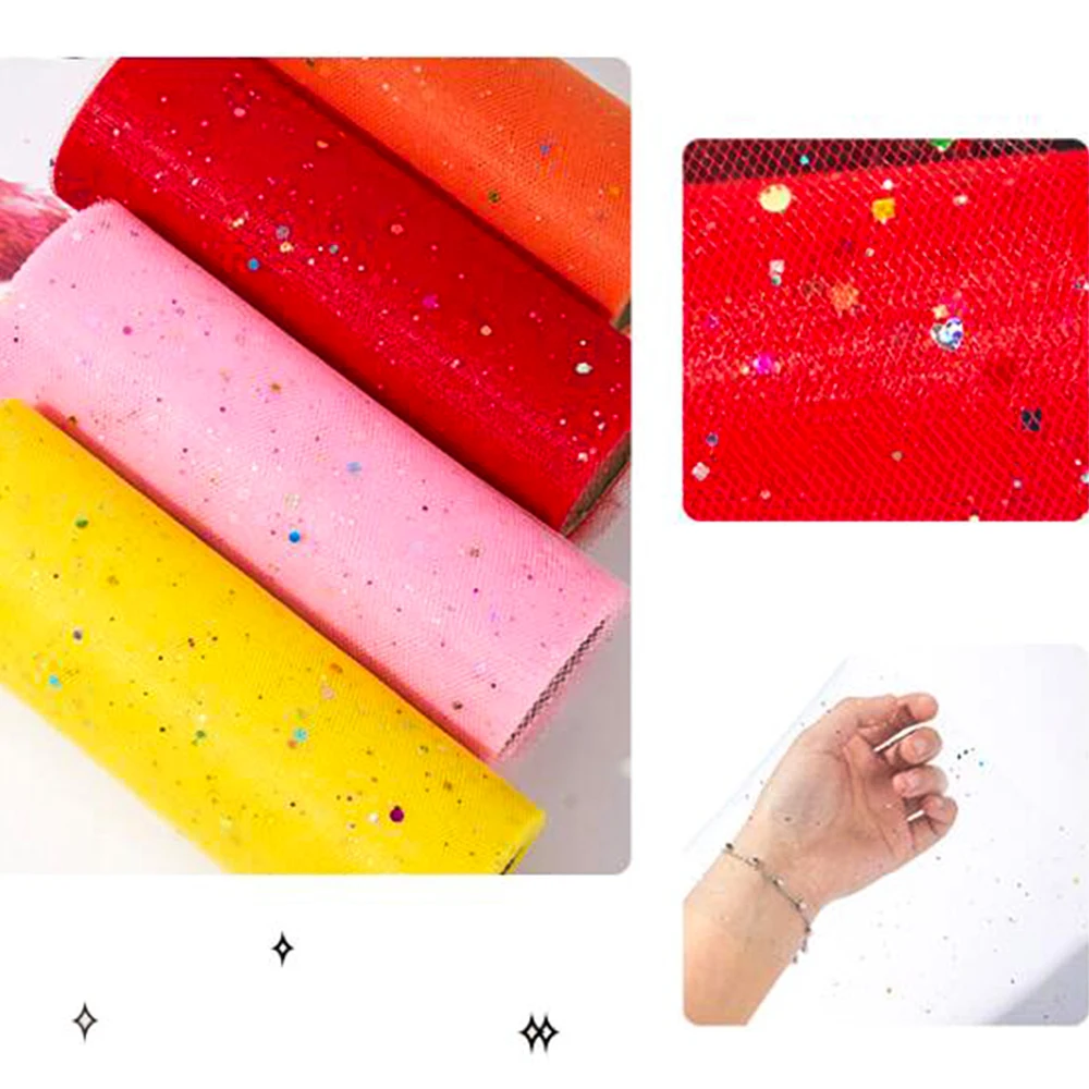 수제 DIY 베이비 샤워 드레스 소재, Tulle 롤 패브릭 스풀 투투, 웨딩 크리스마스 생일 파티 장식, 15cm x 10 야드