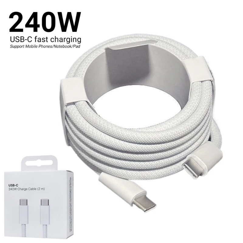 

240W USB C To Type C Cable PD3.1 48V 5A Super Fast Charging Cable For iPhone 15 16 iPad Pro Macbook Xiaomi Samsung Huawei Wire