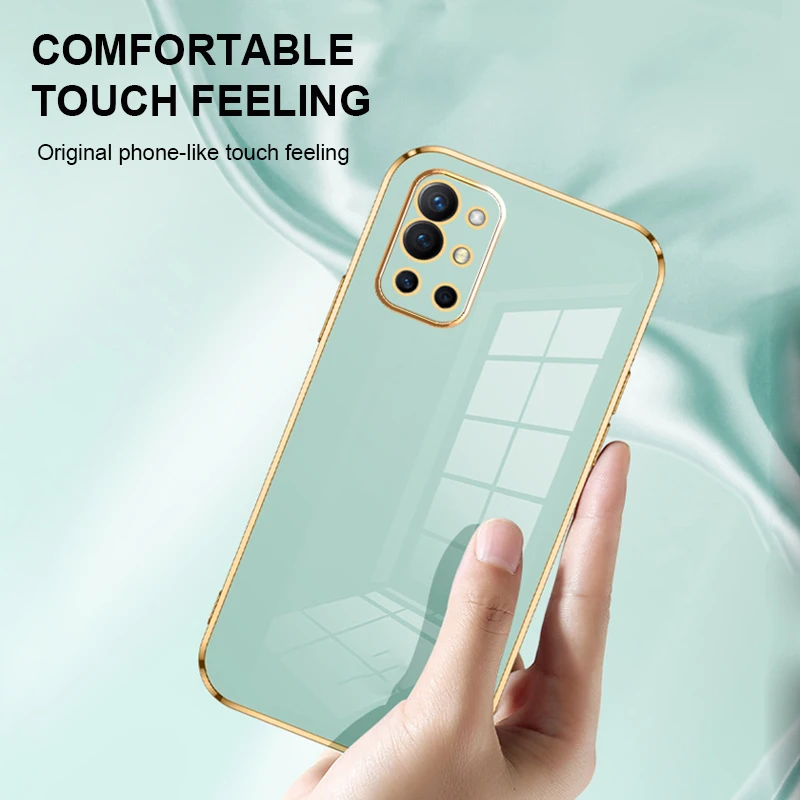 Luxury Plating Case For Oneplus 12 11 9 10 Pro 8T 9R 10T 11R 12R Square Plated Cover For Oneplus Ace 2 2V 3 3V Pro Soft TPU Case