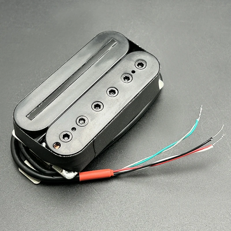 Alnico V Electric Guitar Humbucker Blade/Hex Screw Adjusting Dual Coil Guitar Pickup with 4-Conduct Cable Coil Splitting 16-17K