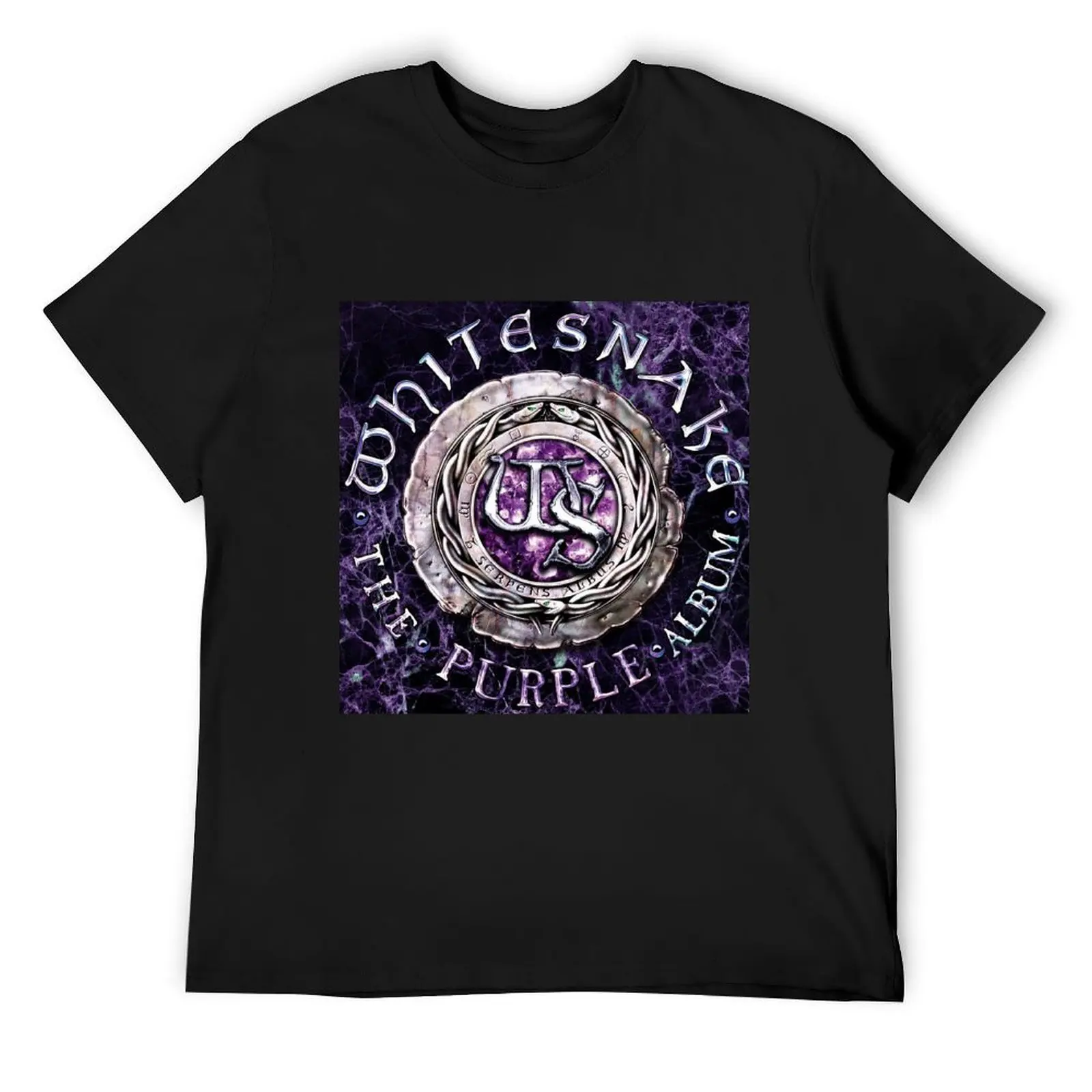 WHITESNAKE THE PURPLE T-Shirt custom t shirt aesthetic clothes vintage graphic tee Men's clothing