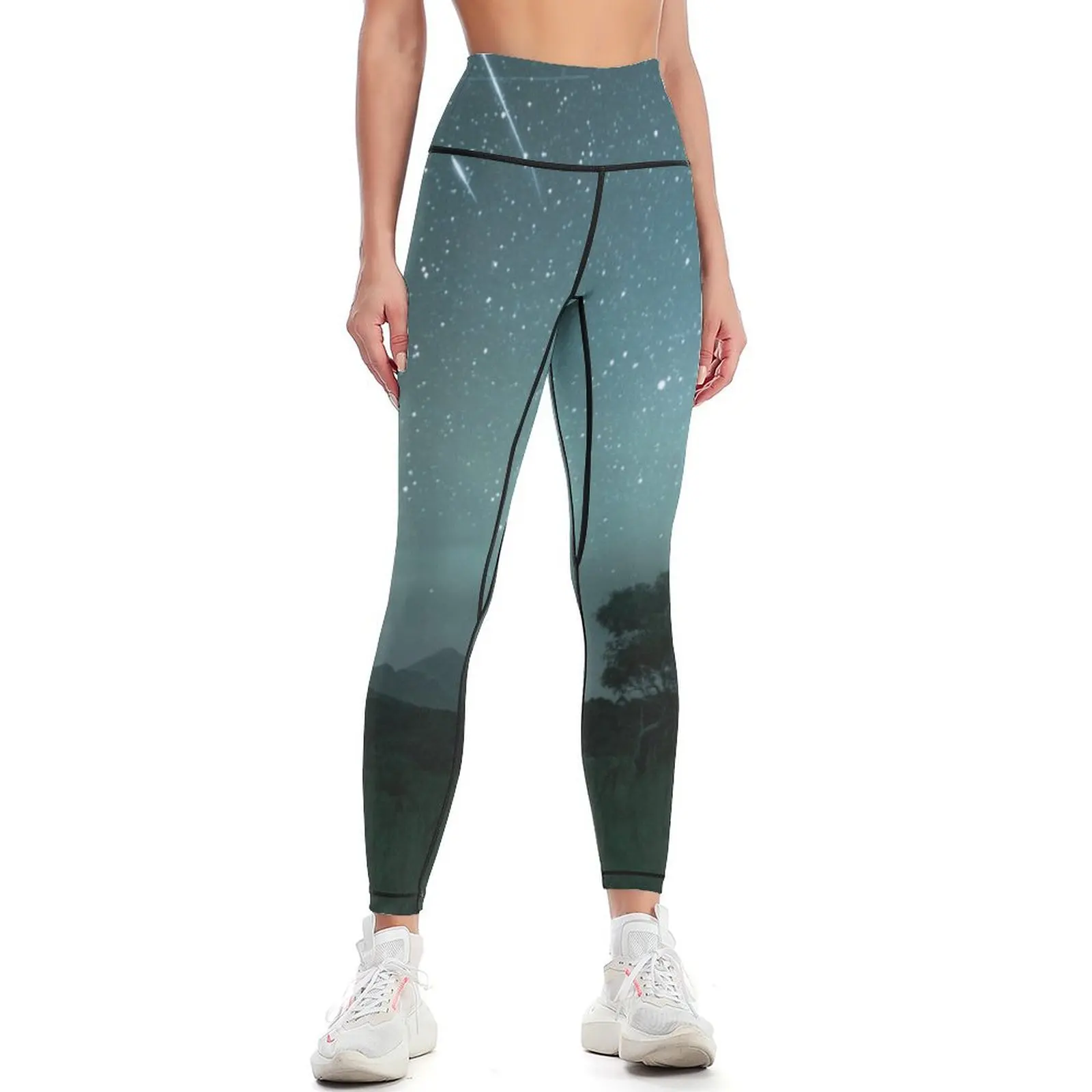 Geminid Meteor Shower - Grampians Leggings Tight fitting woman sports for Sports pants for Womens Leggings