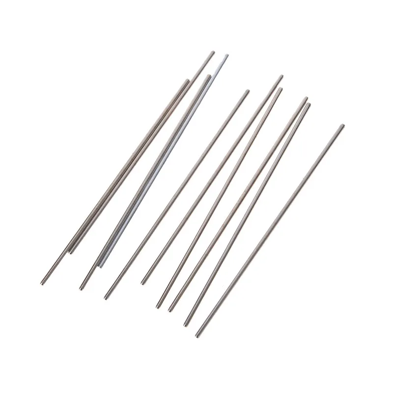 10Pcs 2*100mm Metal Model Axle Gear Shaft Diameter 2mm DIY Toy Car Accessories