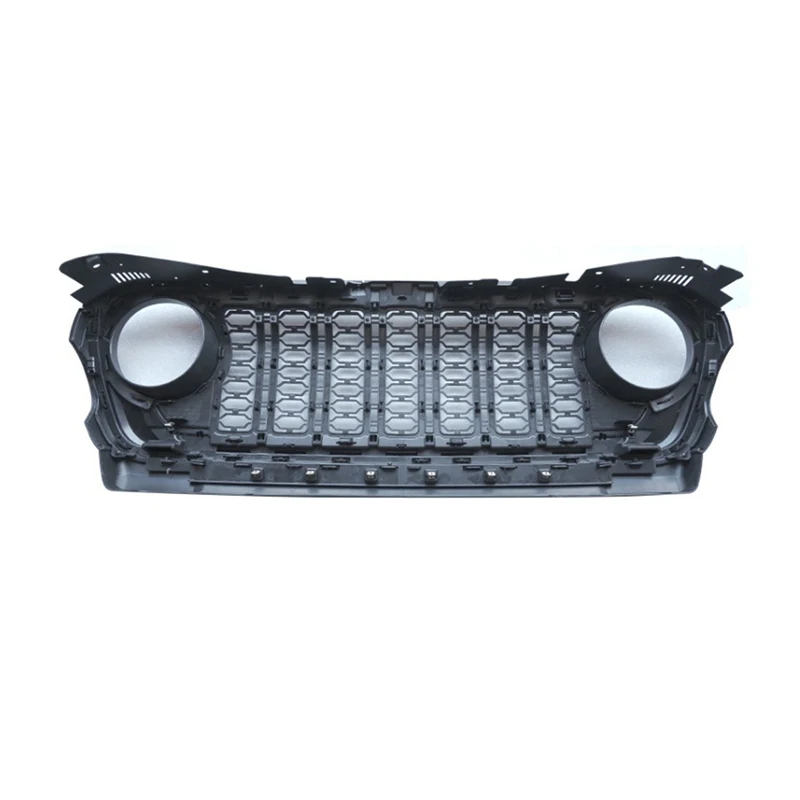 1 Piece Black ABS 2024 Grille Front Grill For Jeep Wrangler JL 2018+