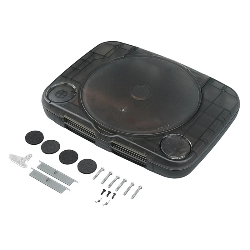 

AU61-For PS ONE Replacement Case Clear Color Game Console Case For PS ONE Retro Video Game Case