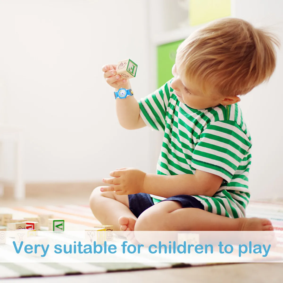 

Детские 3D-часы с мультяшным дизайном, синие, легкие, с рисунком автомобиля, водонепроницаемые наручные часы для детей, подарок для активного отдыха, детские часы с автомобильным принтом