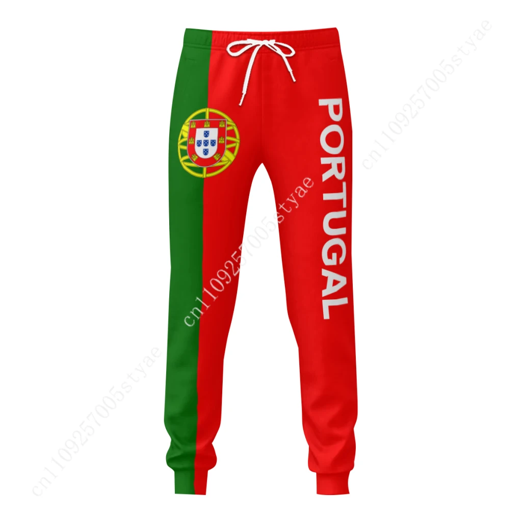 Portugal Flag Pants Mens Sweatpants with Pockets Sports Joggers Pants Casual Long Pants Loose Trousers with Drawstring 2026