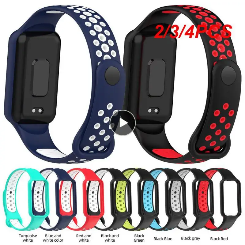 2/3/4PCS Smartwatch Replacement Wristband Portable Comfortable Silicone 5.5-8.7 Inches Consumer Electronics Watchband