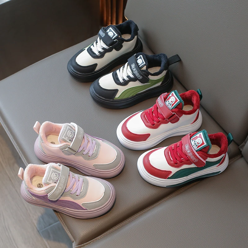 

2025 Stylish and Simple Spring New Soft Soled Anti Slip Fashion Children's Versatile Casual Board Shoes for Boys and Girls