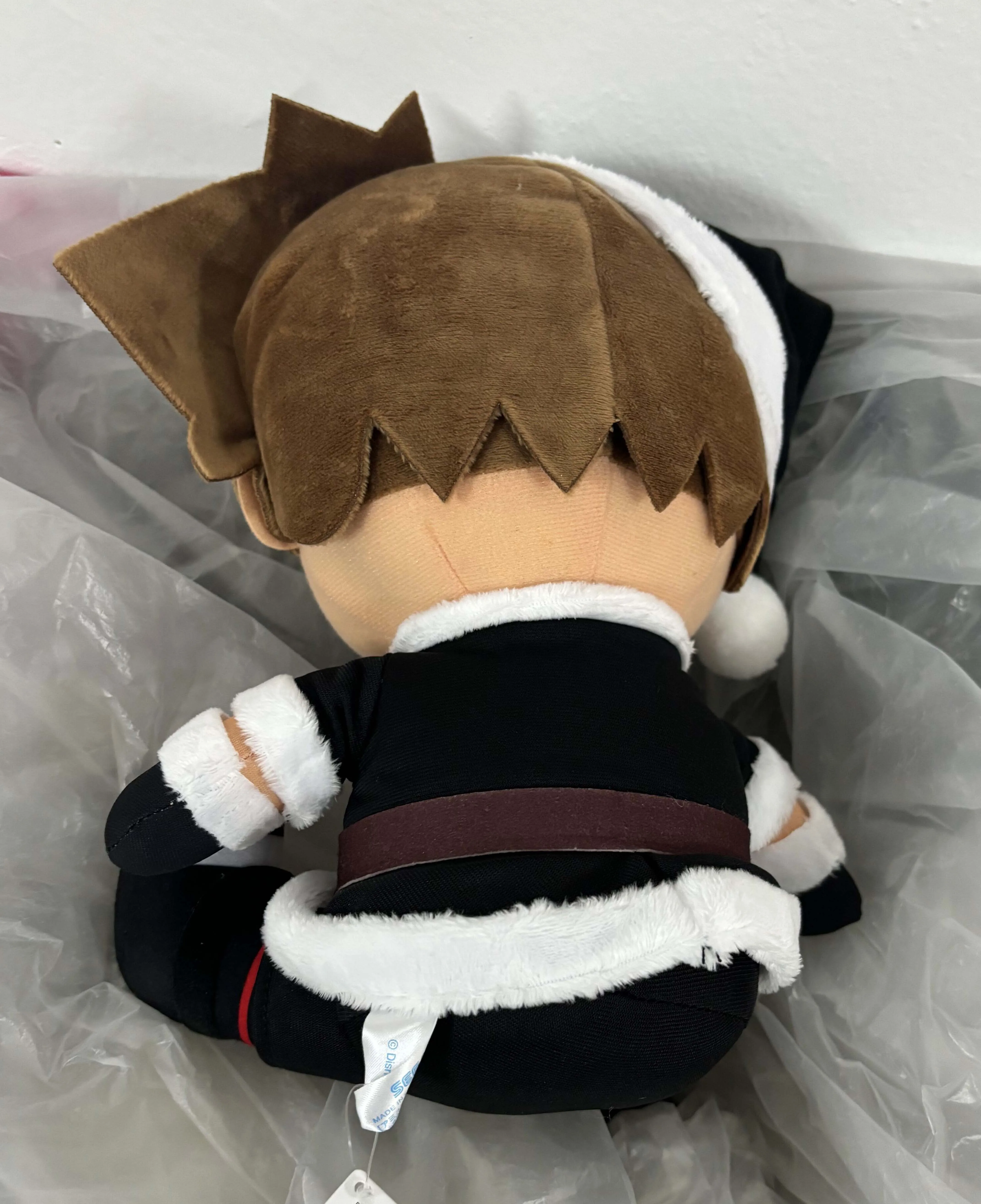 New Cute Japan Anime Kingdom Hearts II Sora Christmas Town Ver Big Plush Plushes Stuffed Pillow Doll Toy 30cm Kids Gifts