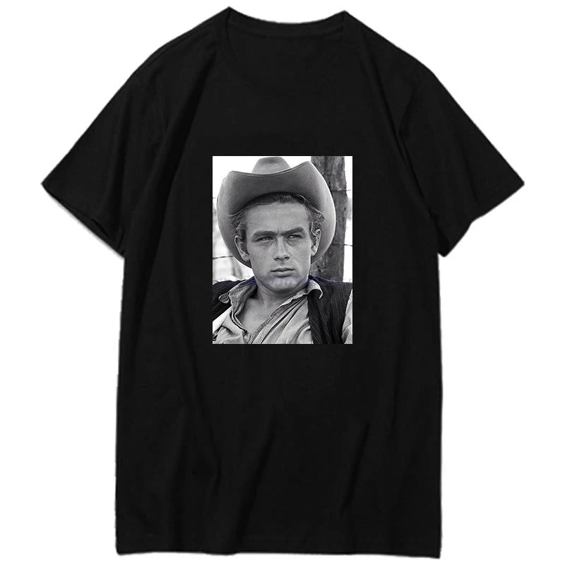 

James Dean Poster Retro Fashion Graphic T Shirts Summer New Shirts And T-Shirts Cotton Short Sleeve T-Shirts Mens Print T Shirt